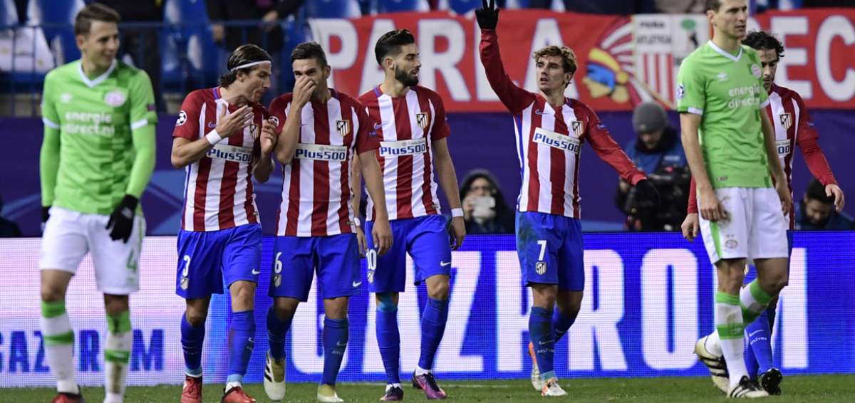 Atl&eacute;tico de Madrid se asegura el primer puesto de su grupo en "Champions"