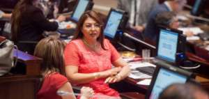 La legisladora Sof&iacute;a Esp&iacute;n.