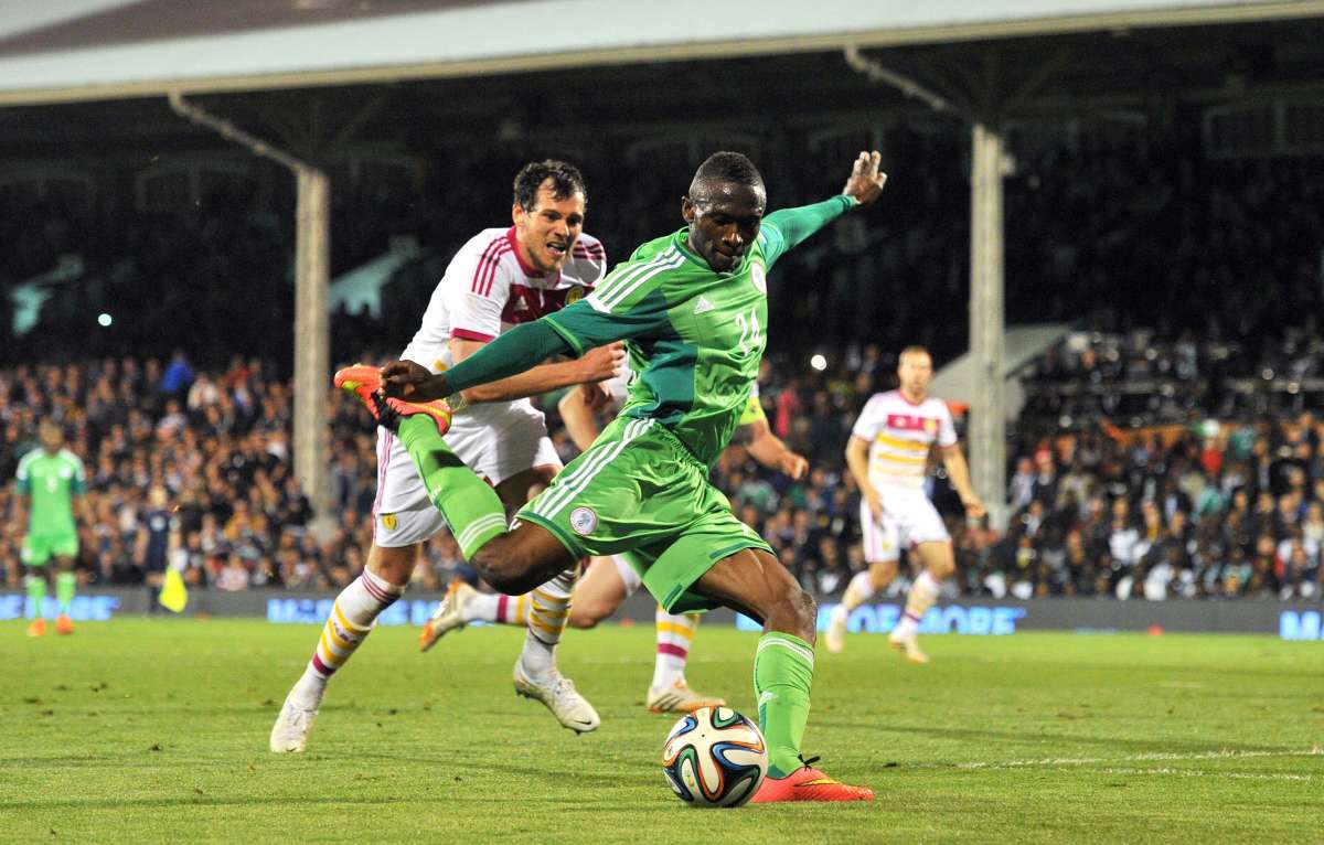 Uche Nwofor  fue el autor del segundo gol del equipo africano ante Escocia. Foto: AFP