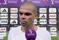 Pepe criticó que hayan designado un juez argentino para el partido de Portugal