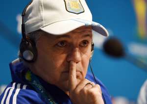 Alejandro Sabella no quizo hablar sobre su futuro luego de que se acabe el Mundial. Foto: AFP