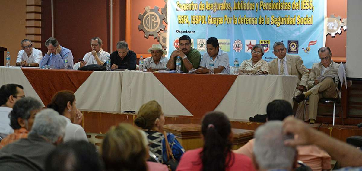 El 13 de marzo se realizar&aacute; el Congreso Nacional de Asegurados, Jubilado y Pensionista del IESS para crear el frente en defensa de la seguridad social.