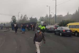 Actualización de cierre de vías en Quito