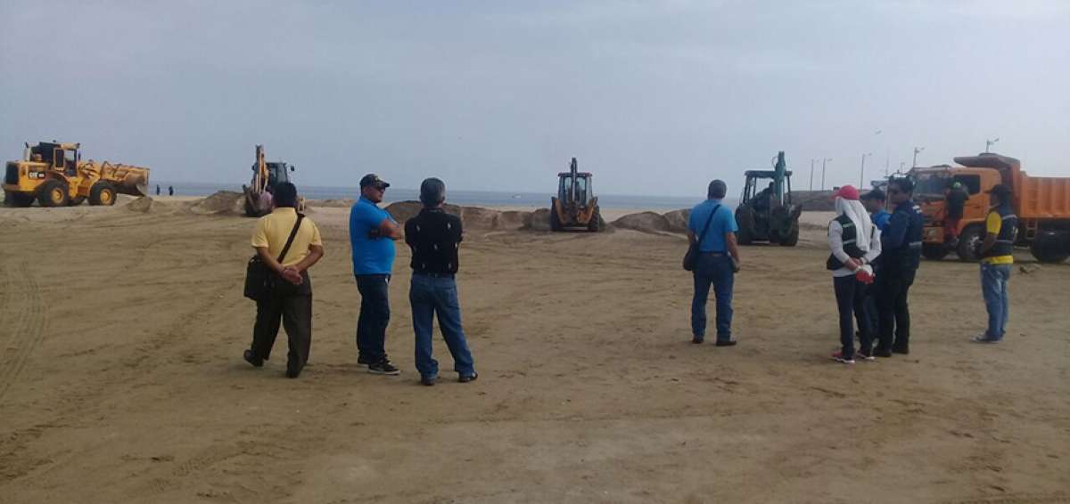 En San Mateo m&aacute;s de 60 volquetas esperaban retirar 8.789 m3 de arena. Solo alcanzaron a sacar 200 m3 hasta que se paraliz&oacute; la actividad.  