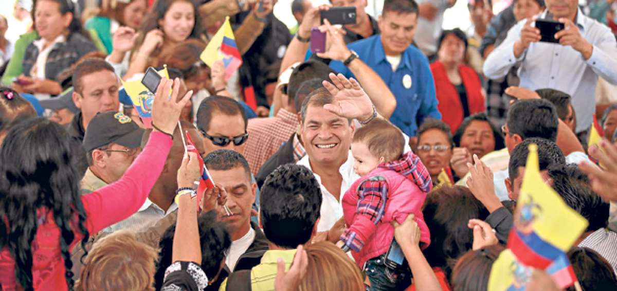 Durante el enlace ciudadano, el presidente Rafael Correa se refiri&oacute; a la publicidad del Ecuador, que se exhibir&aacute; en el Super Bowl. Esperan 60 millones de visitantes. Foto: Cortes&iacute;a de la Presidencia de la Rep&uacute;blica.