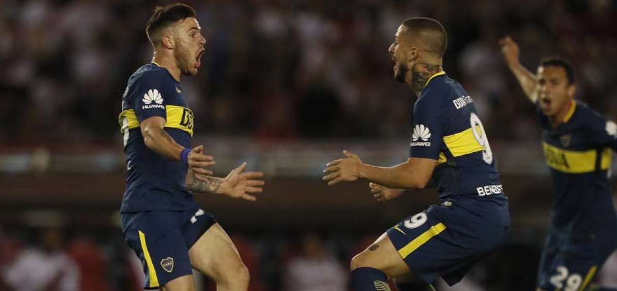 Boca gan&oacute; 2-1 a River el supercl&aacute;sico del f&uacute;tbol argentino en el Monumental