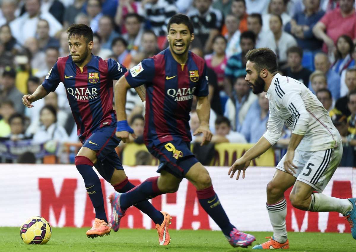Neymar (i.) es el jugador m&aacute;s importante de Brasil en la actualidad. Foto: AFP
