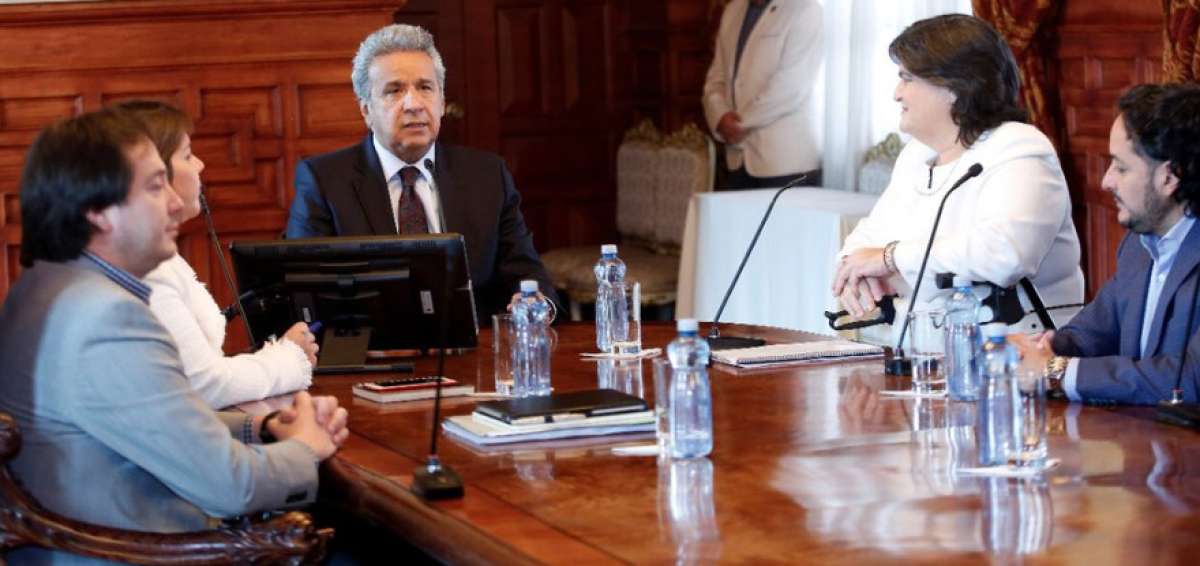 El presidente Len&iacute;n Moreno recibi&oacute; el pasado jueves el programa econ&oacute;mico elaborado por el Ministerio de Finanzas.