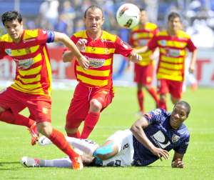 El delantero Daniel Angulo, de 27 a&ntilde;os, fue convocado por primera vez a la Selecci&oacute;n absoluta. Con su club ha marcado 13 goles en esta temporada.  Foto: Archivo / El Tel&eacute;grafo.