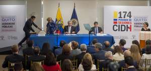 En la inauguraci&oacute;n intervinieron Len&iacute;n Moreno, presidente de la Rep&uacute;blica; Esmeralda Arosemena y el Canciller.