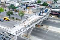 La construcción de los tres puentes de la avenida Narcisa de Jesús finalizaría en el segundo semestre de 2024. 