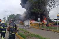 El incendio se registró la mañana de este 30 de diciembre de 2023.