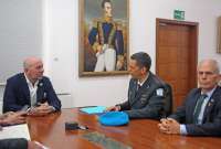 El ministro de Defensa y el embajador de Israel dialogaron sobre cooperación en defensa y seguridad estratégica.