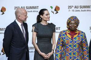 Angelina Jolie participa de la Cumbre de la Uni&oacute;n Africana 
