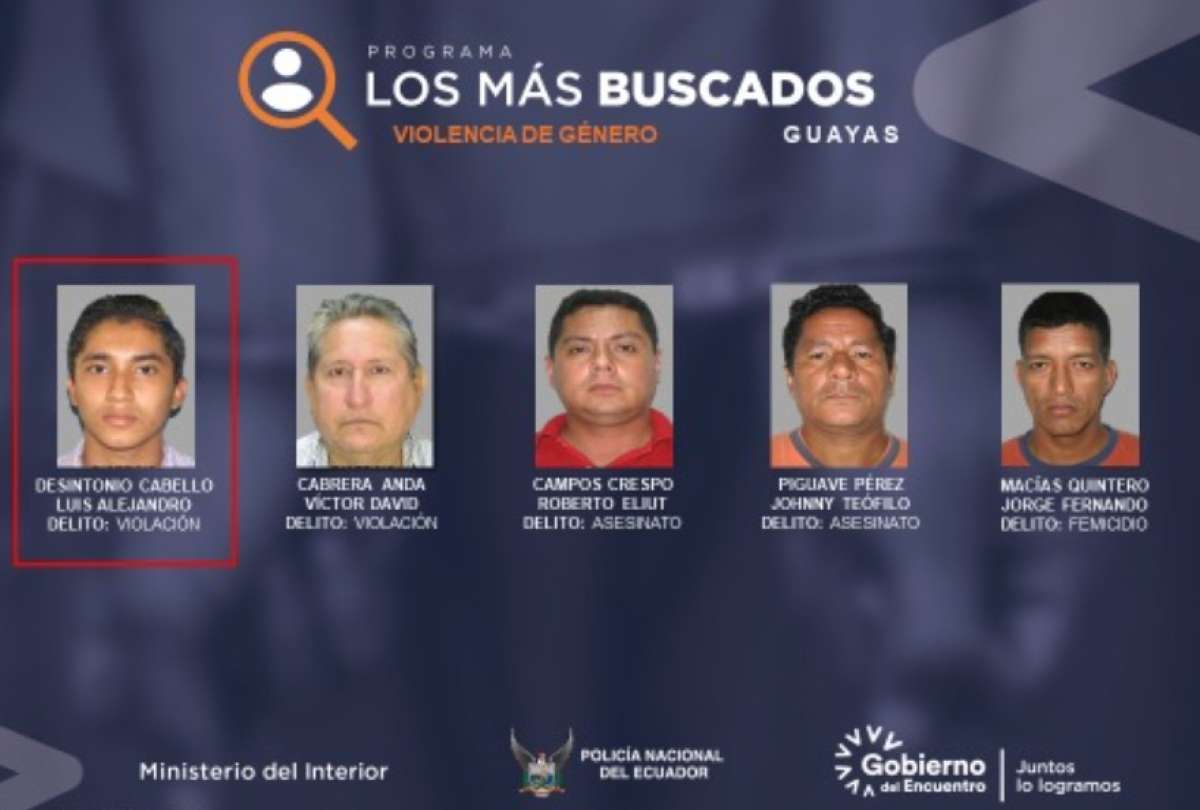 Policía Nacional detuvo a uno de los más buscado de Guayas