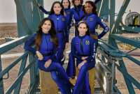 Katty Perry viaja al espacio y las imágenes son impresionantes