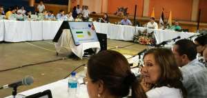 El gabinete itinerante dirigido por el presidente Rafael Correa se desarrolla en Sucumb&iacute;os. Foto: Presidencia 