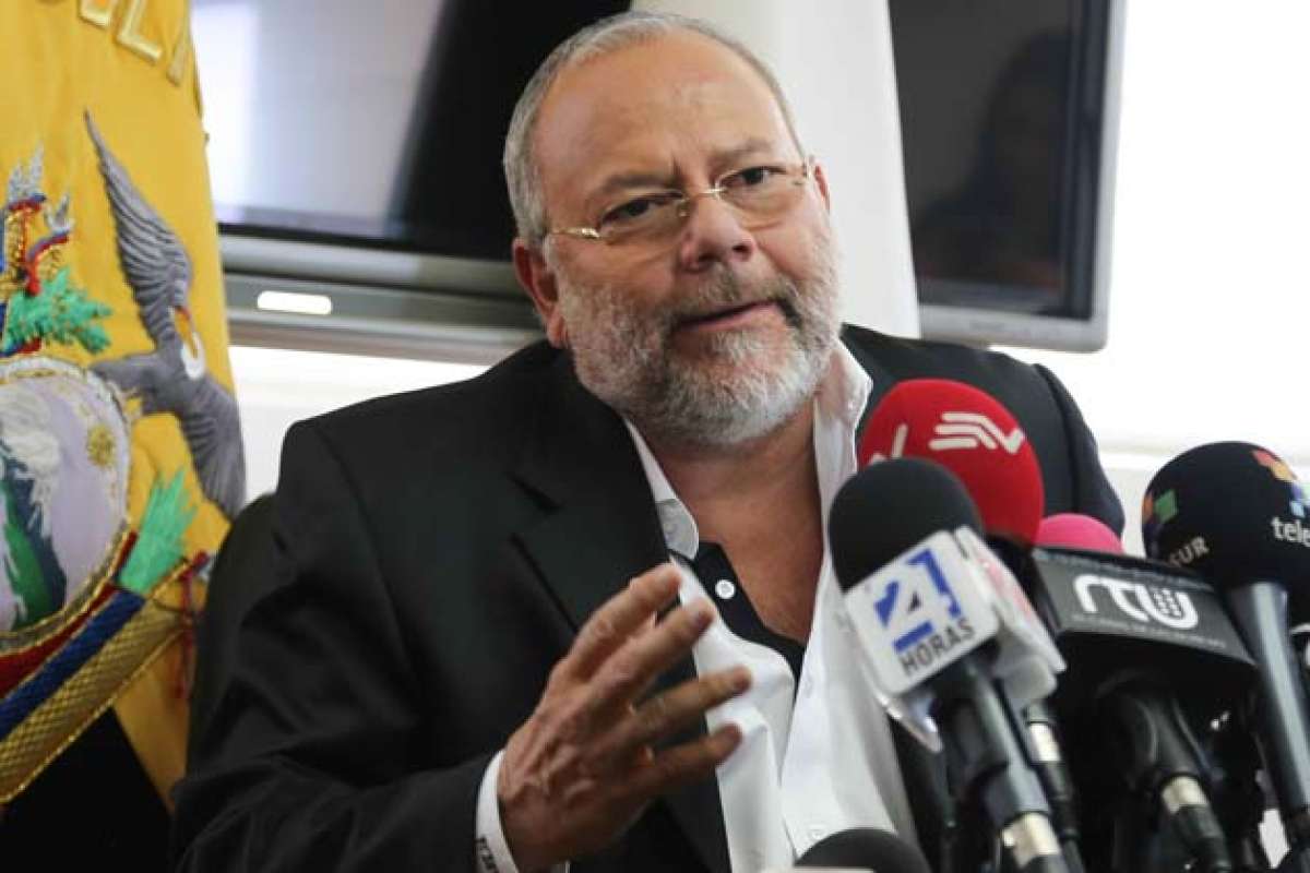 Carlos Pareja Yannuzzelli, gerente de la empresa p&uacute;blica Petroecuador. Foto: El Tel&eacute;grafo