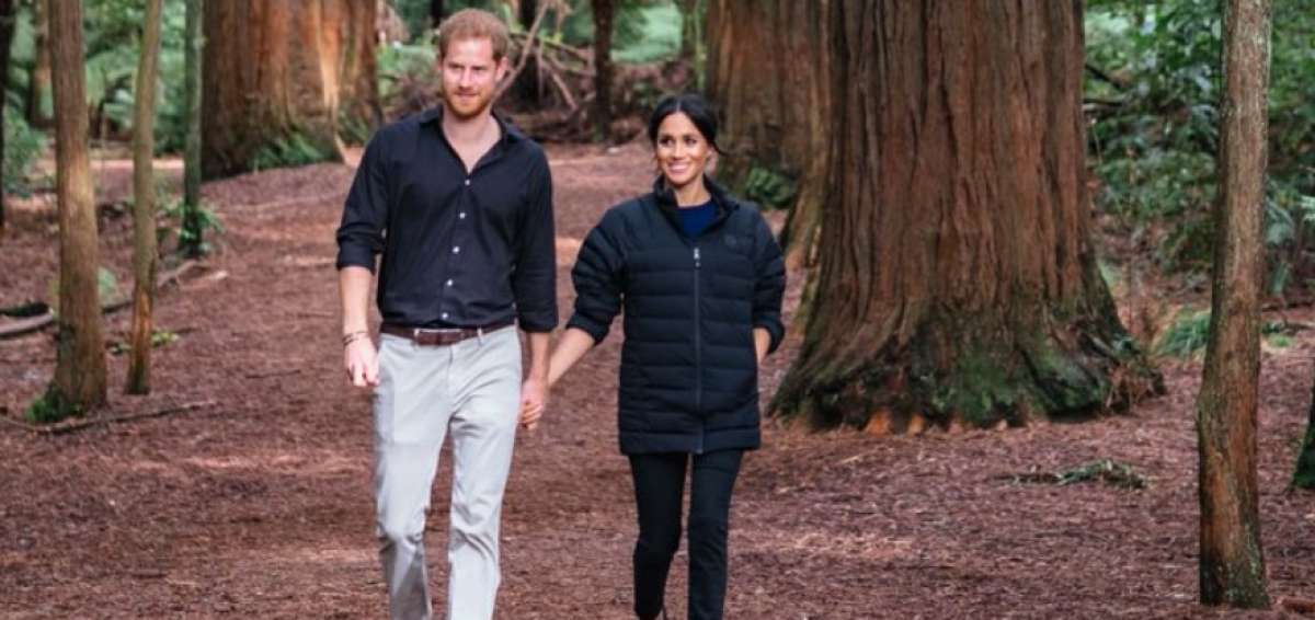 El pr&iacute;ncipe Enrique comparte una foto de Meghan Markle embarazada