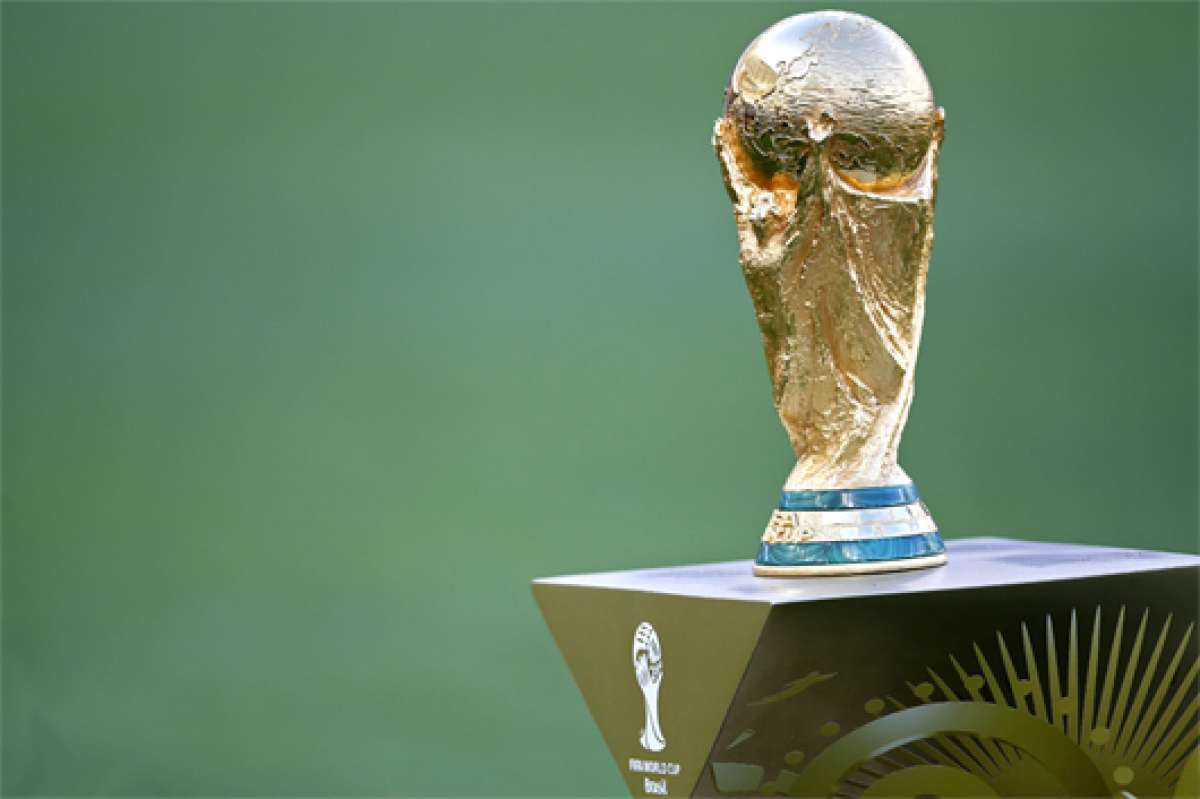 Ceremonia final previo al partido Argentina-Alemania