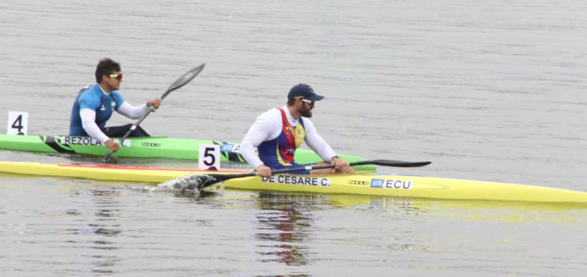 De Cesare de 39 a&ntilde;os logr&oacute; el segundo lugar en los 200 metros K1 al perder por 0.45 d&eacute;cimas con el canadiense Dominik Crete.