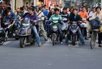 Las motos de servicio serán controladas en Pekín