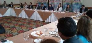 Representantes de c&aacute;maras empresariales acudieron a taller del CNE