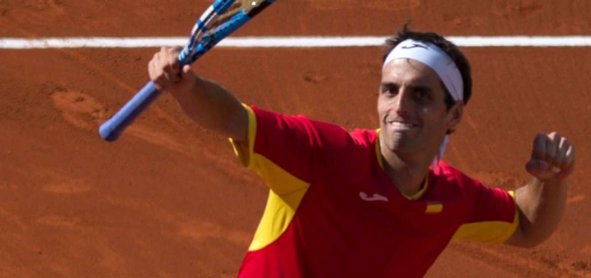 Albert Ramos adelanta a Espa&ntilde;a ante Gran Breta&ntilde;a en la Copa Davis