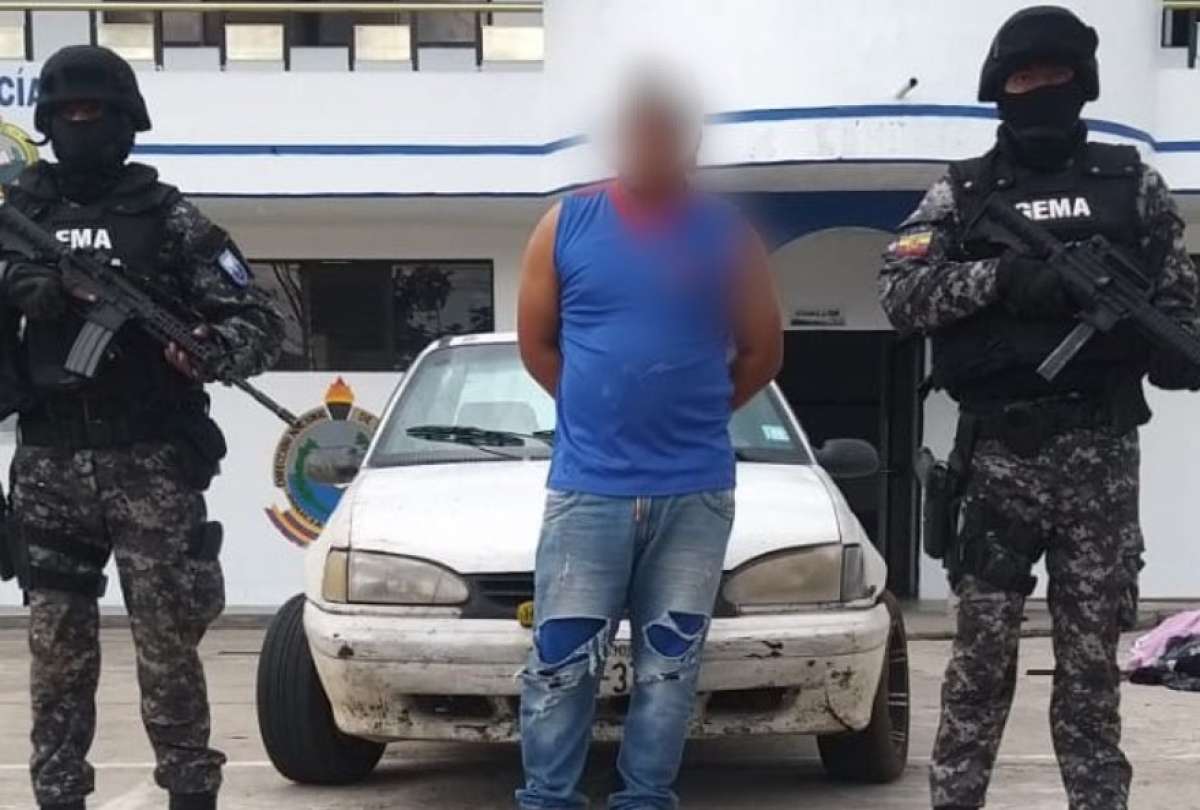 Policía detuvo a un individuo que transportaba pasta base de cocaína