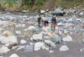 Un cuerpo fue hallado en el sector La Merced, en el río Pastaza. 