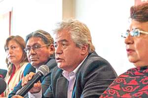 EL CUT agrupa en total a 60 organizaciones locales y territoriales. Para el 15 de noviembre esperan reunir a 80.000 personas en Guayaquil. Foto: John Guevara / El Tel&eacute;grafo.