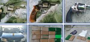 Seis detenidos por tenencia de armas y tr&aacute;fico de estupefacientes