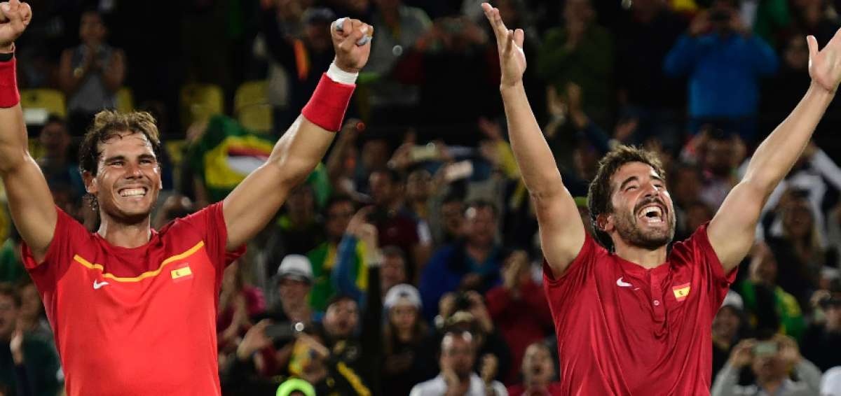 Nadal y L&oacute;pez ganan oro para Espa&ntilde;a; Puig hace historia para tenis latinoamericano