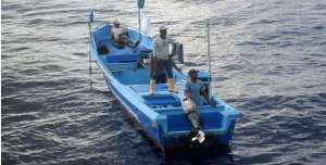 Los pescadores rescatados fueron llevados por la Armada mexicana a Tapachula, Chiapas. Foto: Agencia AFP