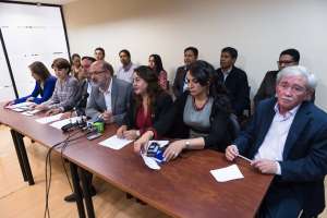 Concejales del bloque de PAIS analizaron el primer a&ntilde;o de gesti&oacute;n del alcalde de Quito. Foto: John Guevara / El Tel&eacute;grafo 