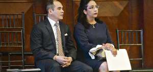 El defensor p&uacute;blico general (e), &Aacute;ngel Torres, junto a la fiscal general (e) Ruth Palacios, acudieron el martes a la Asamblea para su rendici&oacute;n de cuentas.