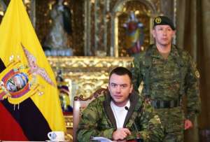 Seguridad y territorio marcan gabinete del presidente Noboa