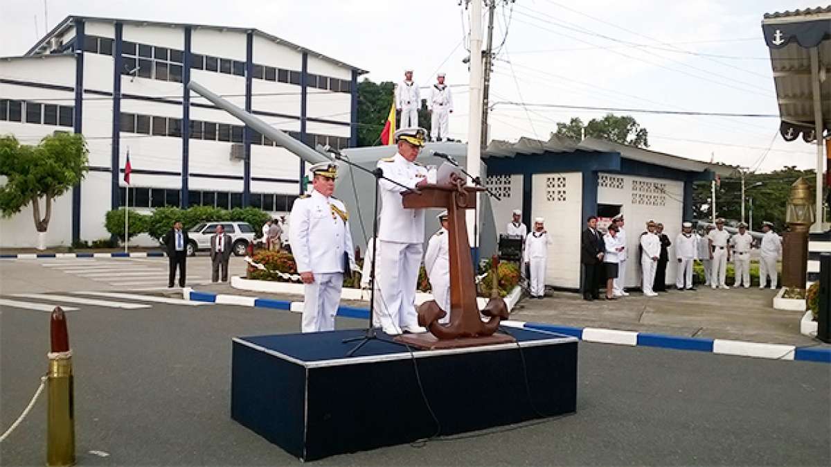 El evento se realiz&oacute; en el patio de armas de la Comandancia de la Escuadra Naval (Base Naval Sur). Foto: Mishelle Mac&iacute;as 