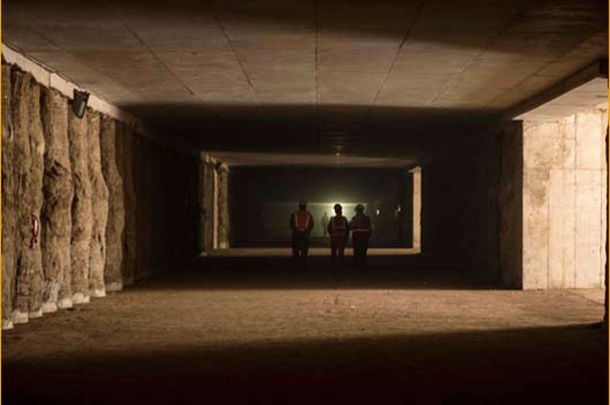 La Fase I del Metro de Quito registra un avance cercano al 90%. Las estaciones El Labrador (foto) y La Magdalena estar&aacute;n listas en obra muerta en diciembre. Foto: Andr&eacute;s Darquea.