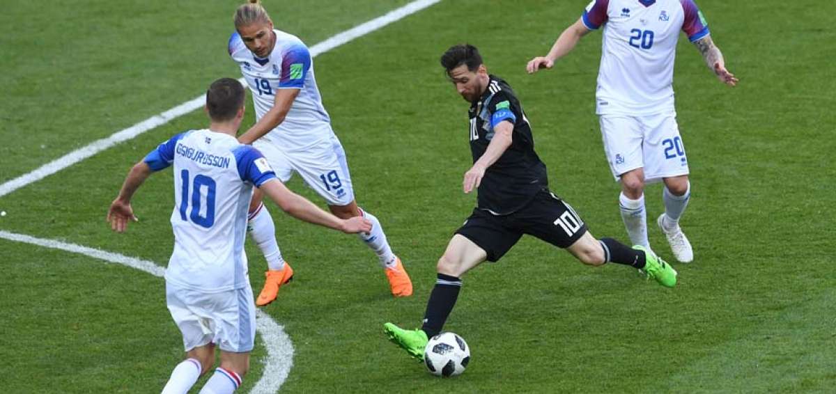 El Argentina-Islandia tuvo audiencia del 99,6 % en el pa&iacute;s vikingo