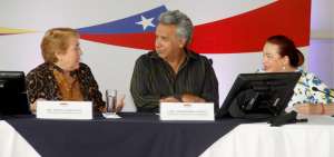 Los jefes de Estado dialogaron sobre temas puntuales. En noviembre pr&oacute;ximo se reunir&aacute;n en Quito.