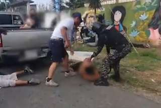 Joel M. fue detenido por la Policía en Santo Domingo este domingo 17 de septiembre del 2023.