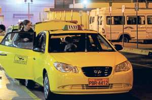 De acuerdo con el presidente de los taxistas del pa&iacute;s, Jorge Calder&oacute;n, solo un 10% de unidades no estar&iacute;an en capacidad de facturar. Foto: Marco Salgado.