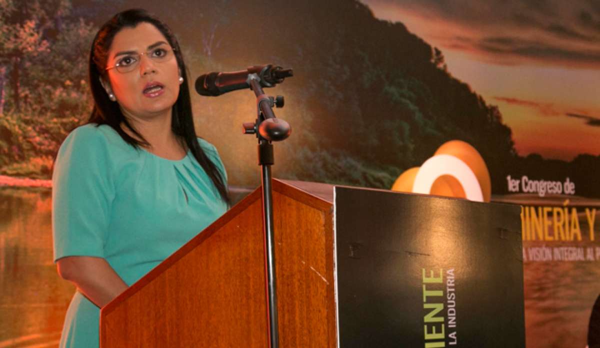 Lorena Tapia, ministra de Ambiente. Foto: El Tel&eacute;grafo