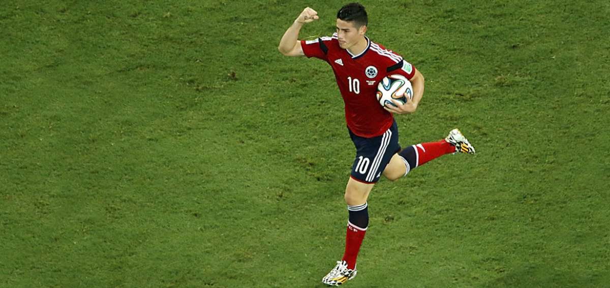 La selecci&oacute;n colombiana, el alivio para James Rodr&iacute;guez