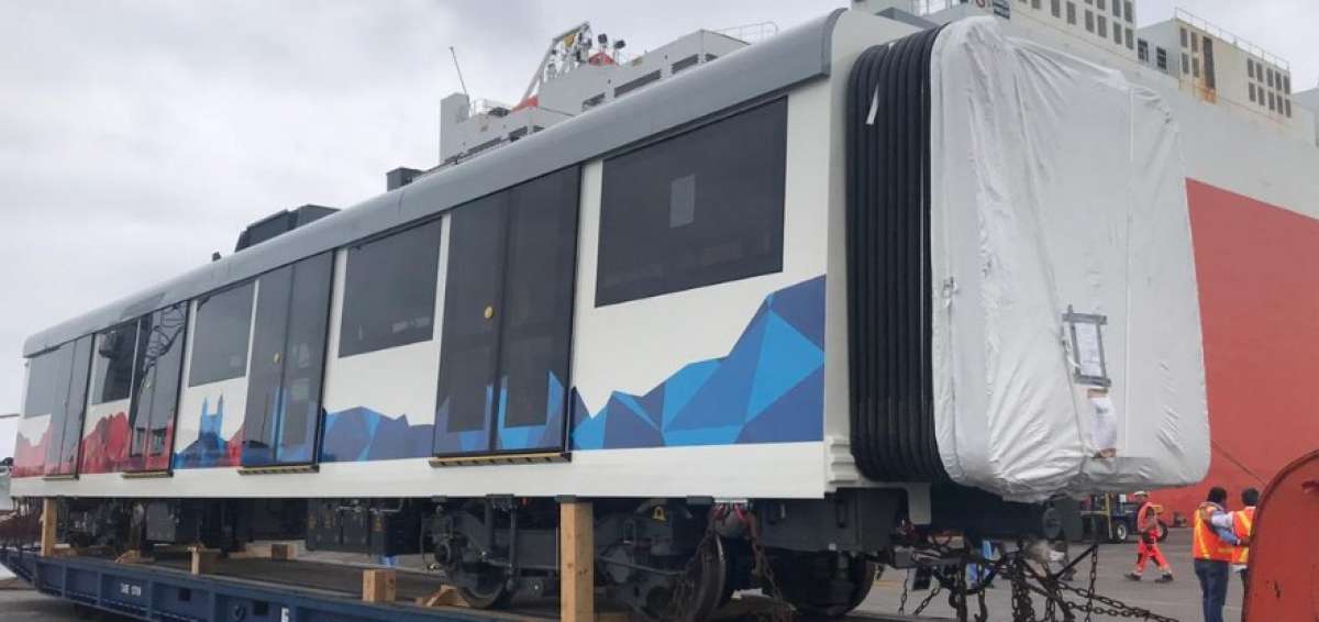 Imagen de uno de los vagones del Metro.