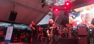 Los integrantes de la banda Crossfire, que se presentar&aacute;n el s&aacute;bado en un escenario cuyo aforo es de 2.000 espectadores.