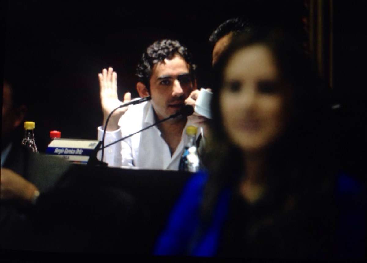 El concejal Antonio Ricaurte regres&oacute; al Municipio, luego de una licencia de 6 sesiones. Foto: Alvaro P&eacute;rez/ EL TEL&Eacute;GRAFO