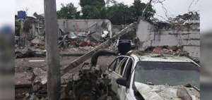 Un total de 37 viviendas fueron afectadas a los alrededores del comando policial de San Lorenzo por la explosi&oacute;n.