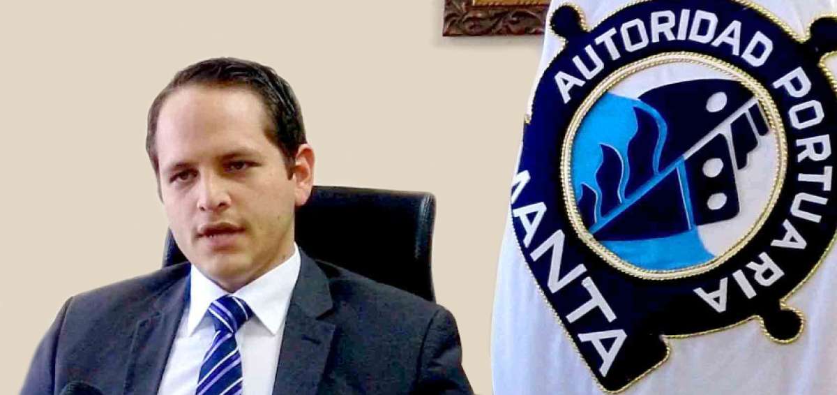 Kevin Lazo, presidente de la Autoridad Portuaria de Manta.